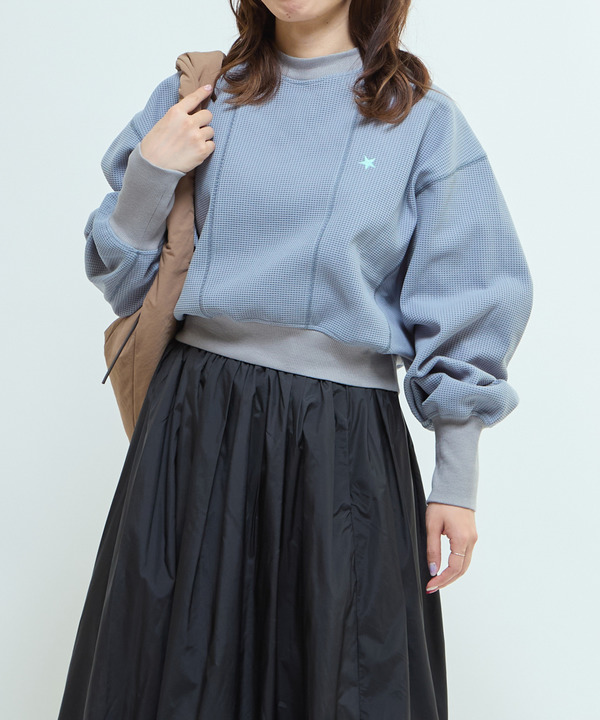 DOLMAN SLEEVE WAFFLE PULLOVER 詳細画像 4