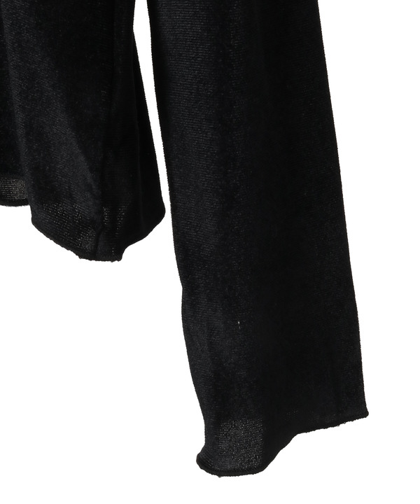 BI-COLOR SHEER VELOR TOP 詳細画像 6