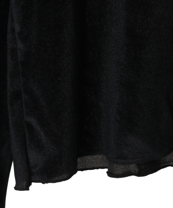 BI-COLOR SHEER VELOR TOP 詳細画像 7