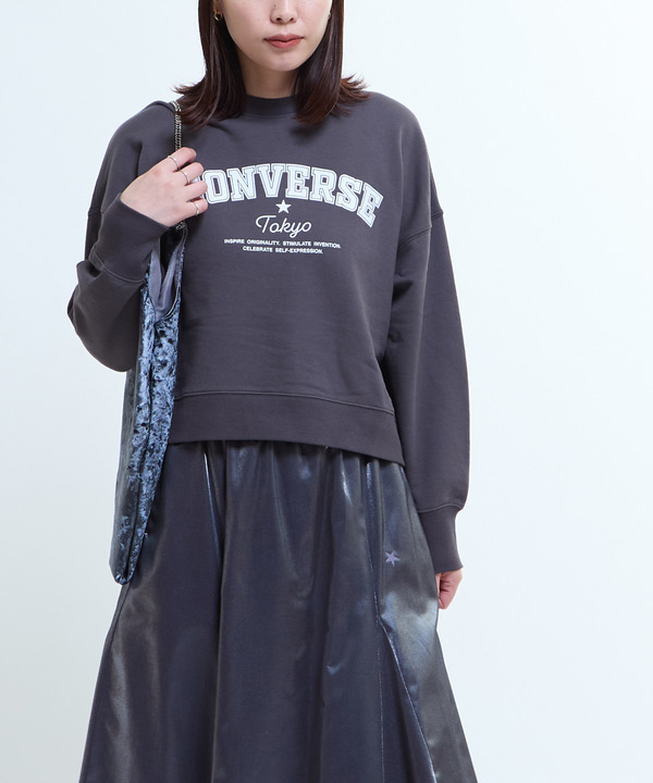 LOGO PRINT SHORT SWEAT 詳細画像 チャコールグレー 1