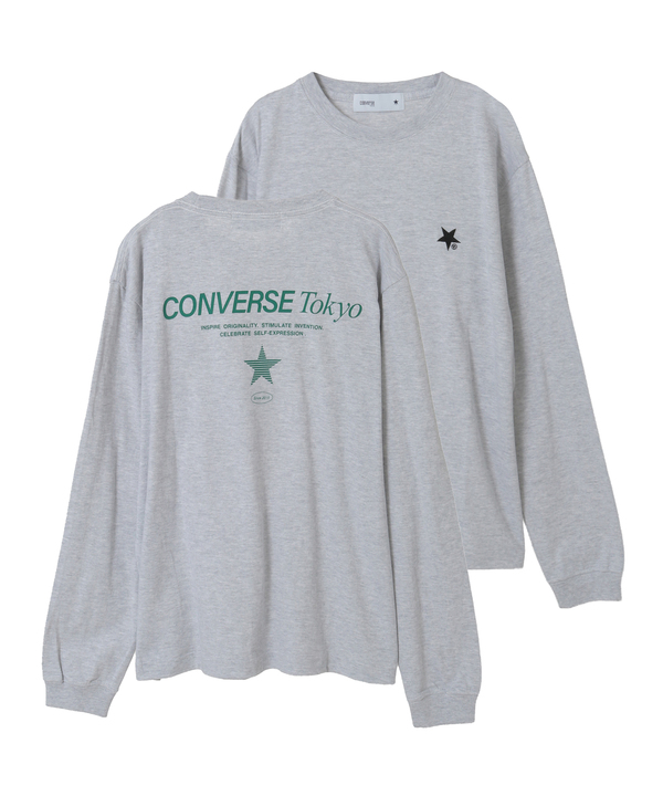 BACK LOGO LONGSLEEVE TEE 詳細画像 杢グレー 1