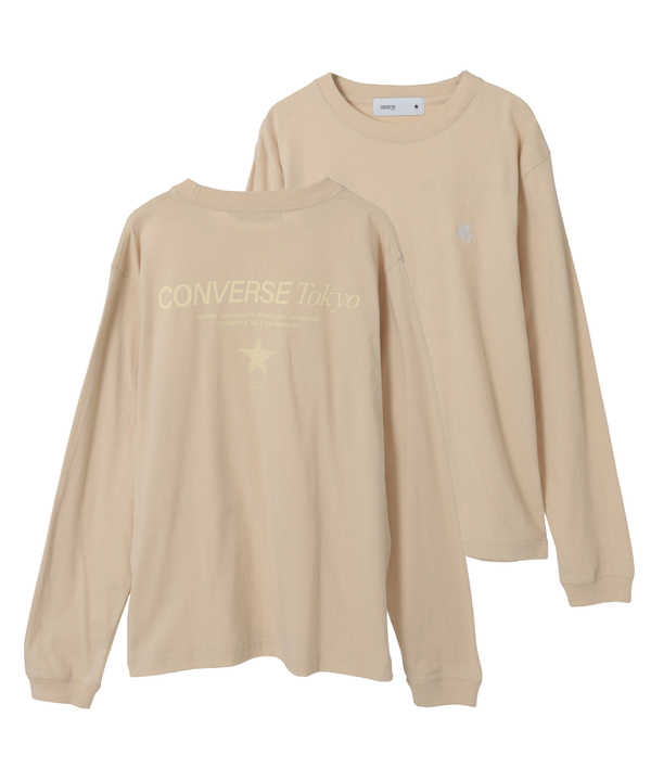 BACK LOGO LONGSLEEVE TEE 詳細画像 ベージュ 1