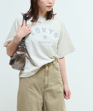 LOGO PRINT RAGLAN TEE