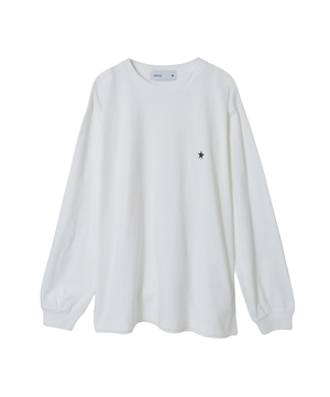 【S～XLサイズ】STAR★ ONE POINT LONG SLEEVE TEE