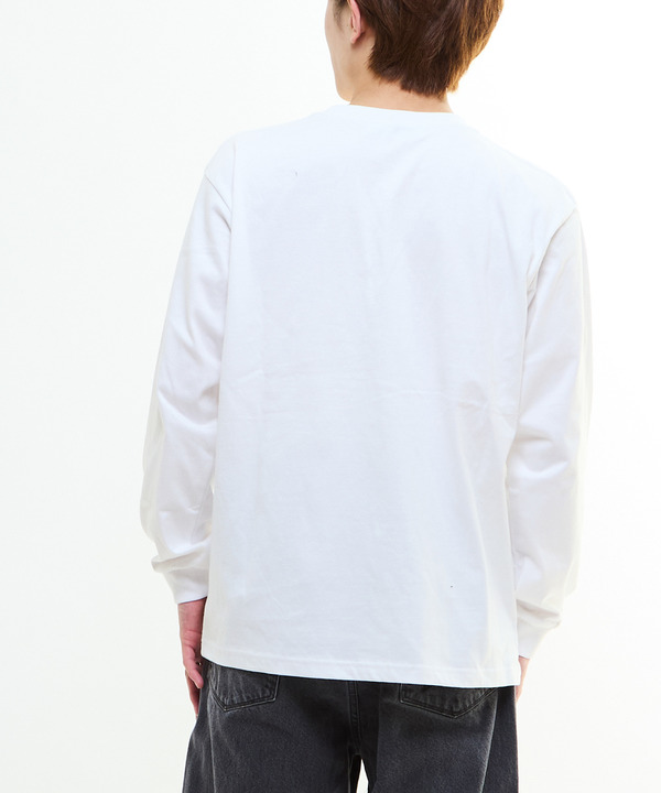 【S～XLサイズ】STAR★ ONE POINT LONG SLEEVE TEE 詳細画像 4