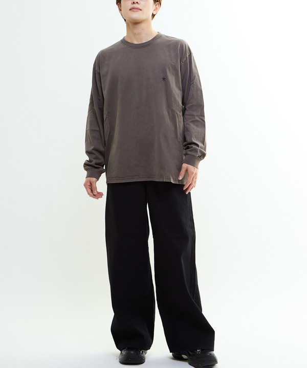 【S～XLサイズ】STAR★ ONE POINT LONG SLEEVE TEE 詳細画像 7