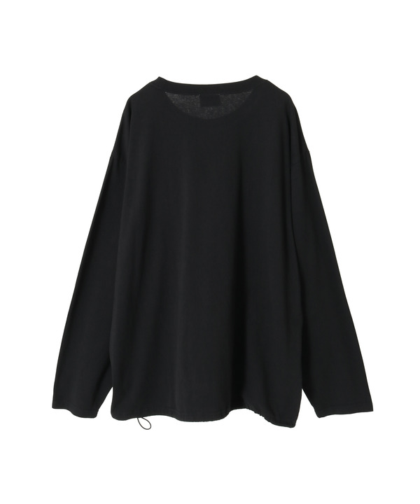 DRAWSTRING HEM STAR★ ONEPOINT LONG SLEEVE TEE 詳細画像 5