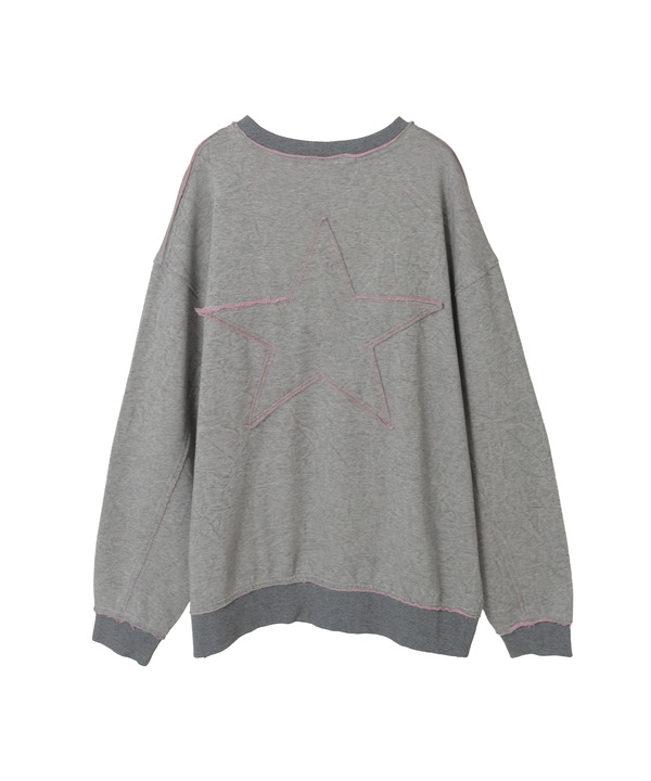 BI-COLOR STAR★ PATCH SWEAT 詳細画像 13