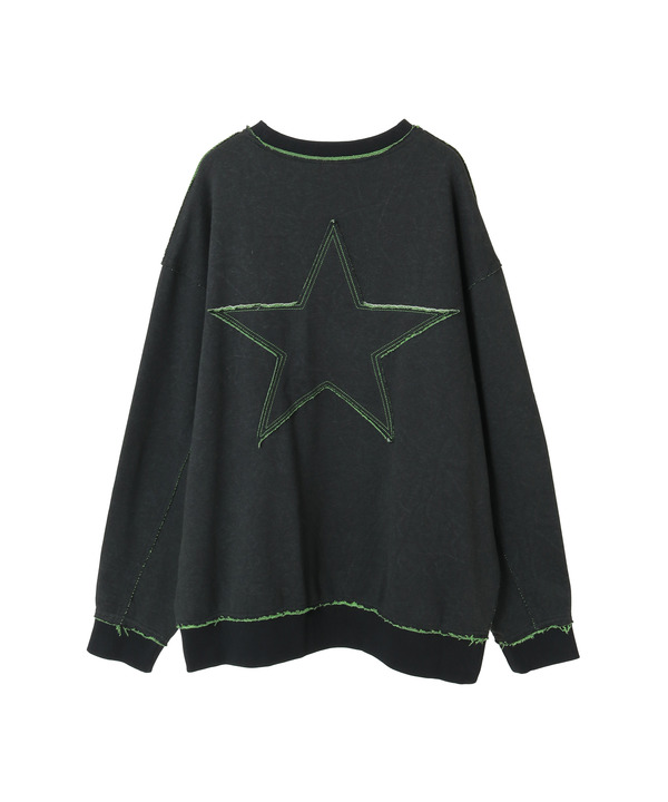 BI-COLOR STAR★ PATCH SWEAT 詳細画像 2
