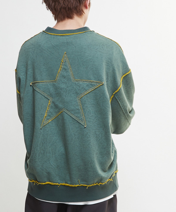 BI-COLOR STAR★ PATCH SWEAT 詳細画像 4