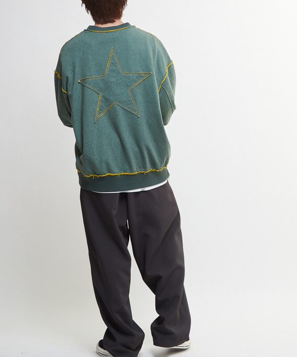BI-COLOR STAR★ PATCH SWEAT 詳細画像 5