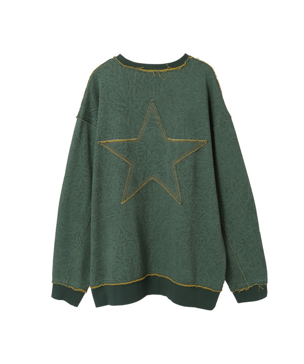 BI-COLOR STAR★ PATCH SWEAT 詳細画像 8