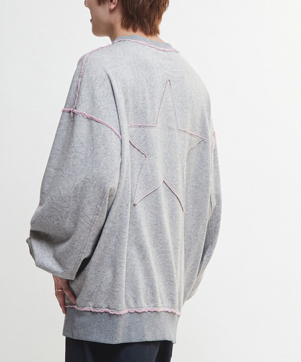 BI-COLOR STAR★ PATCH SWEAT 詳細画像 9