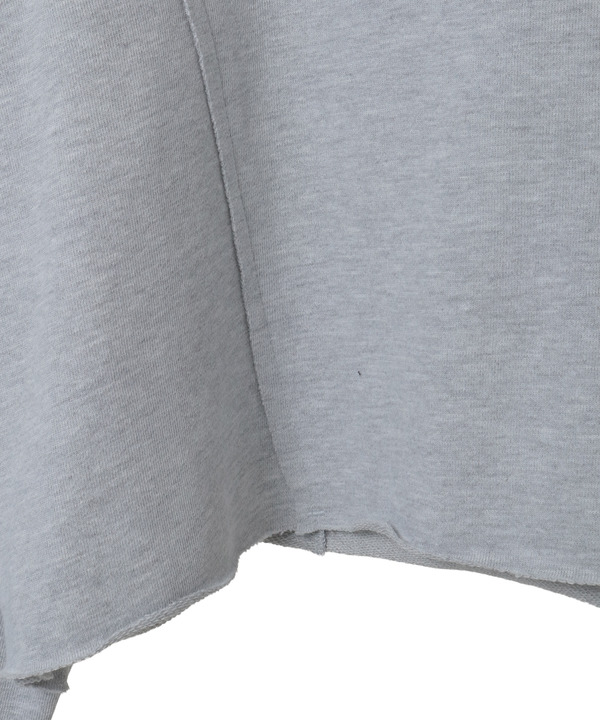 LACE-UP SLEEVE SHORT SWEAT 詳細画像 7