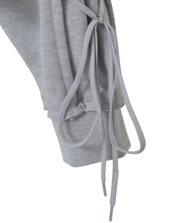 LACE-UP SLEEVE SHORT SWEAT 詳細画像 8