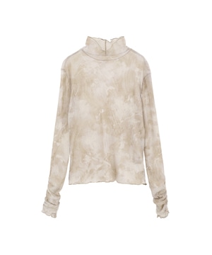TURTLE NECK SHEER TOP