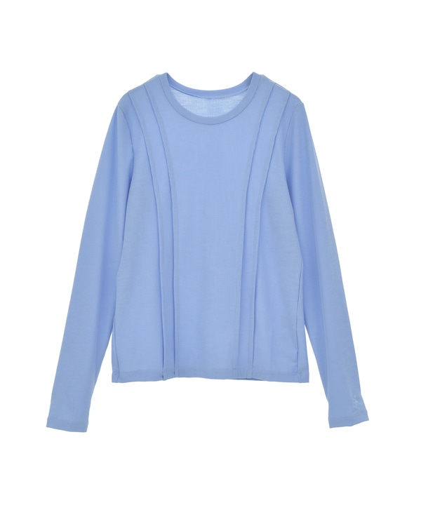 SHEER RIB TOP 詳細画像 ブルー 1