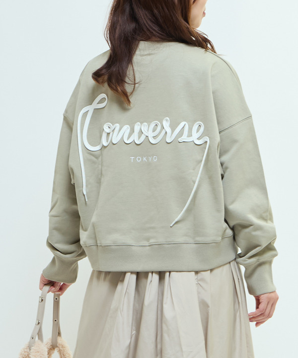 BACK SPINDLE LOGO SWEAT 詳細画像 セージグリーン 1