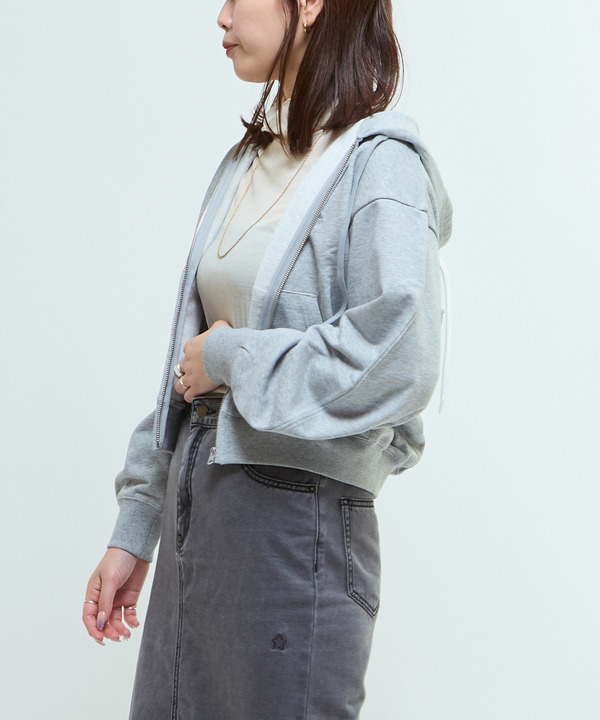 BACK SPINDLE LOGO ZIP HOODIE 詳細画像 2