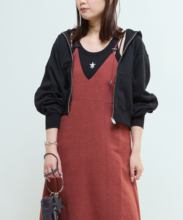BACK SPINDLE LOGO ZIP HOODIE 詳細画像 8