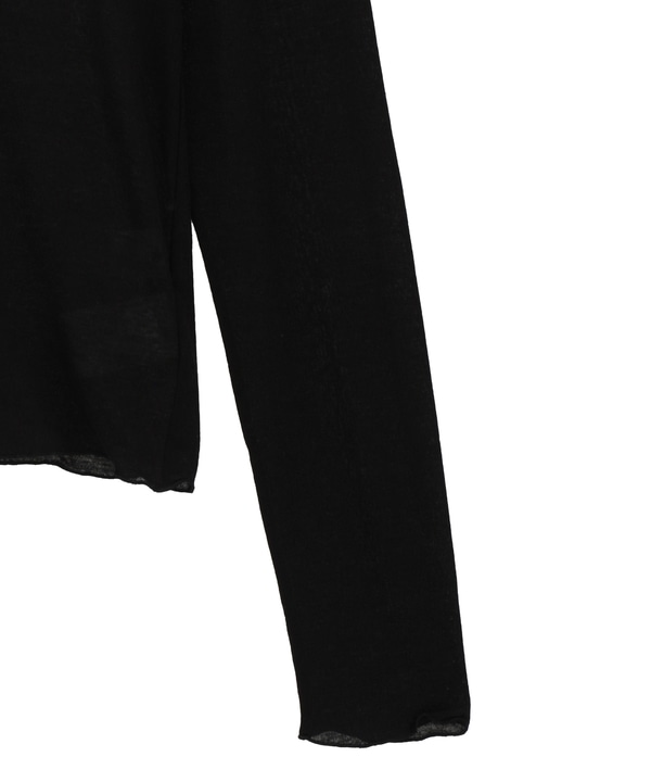SHEER MELLOW FRILL TURTLENECK TOP 詳細画像 3