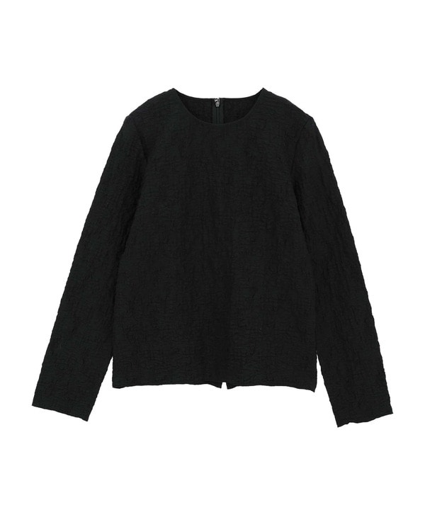 JACQUARD PEPLUM BLOUSE 詳細画像 4
