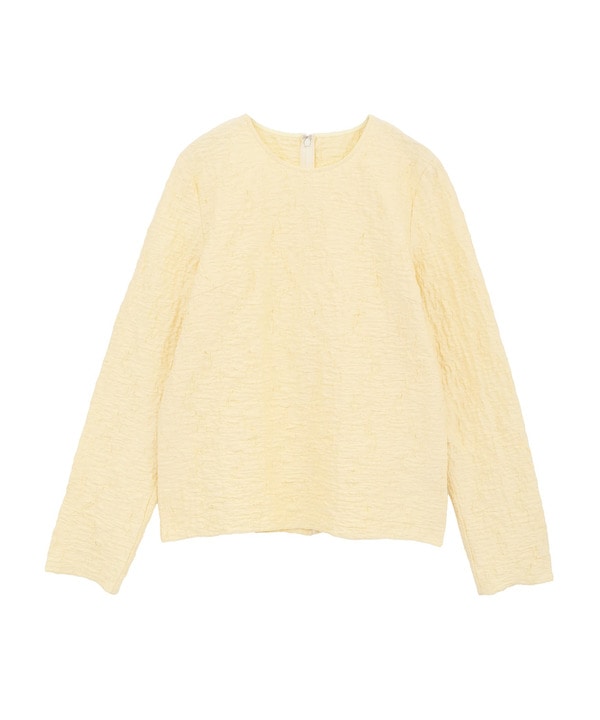 JACQUARD PEPLUM BLOUSE 詳細画像 8