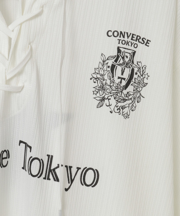 LACE-UP COLLAR SOCCER LONGSLEEVE TEE 詳細画像 8