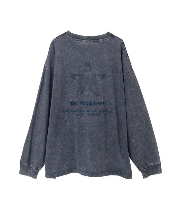 BACK STAR★ PATCH EMBROIDERED TEE 詳細画像 10