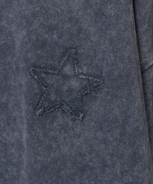 BACK STAR★ PATCH EMBROIDERED TEE 詳細画像 15