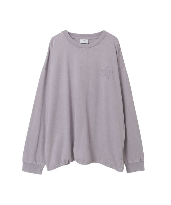 BACK STAR★ PATCH EMBROIDERED TEE 詳細画像 3