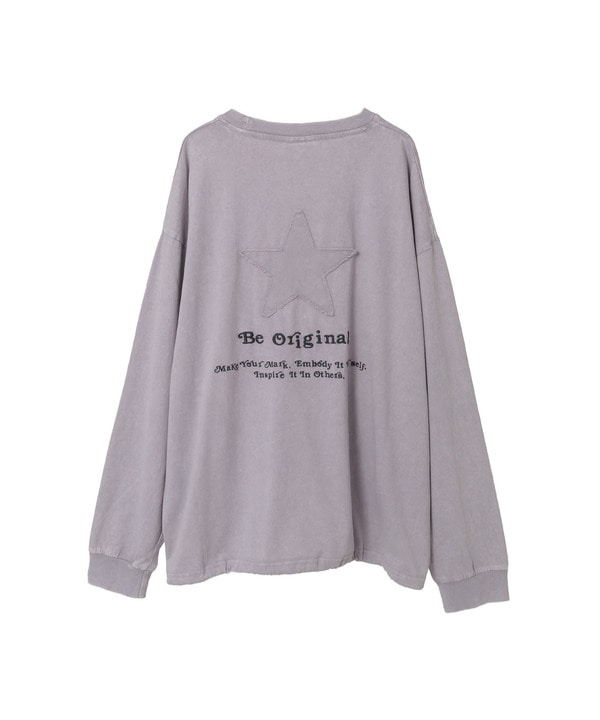 BACK STAR★ PATCH EMBROIDERED TEE 詳細画像 4