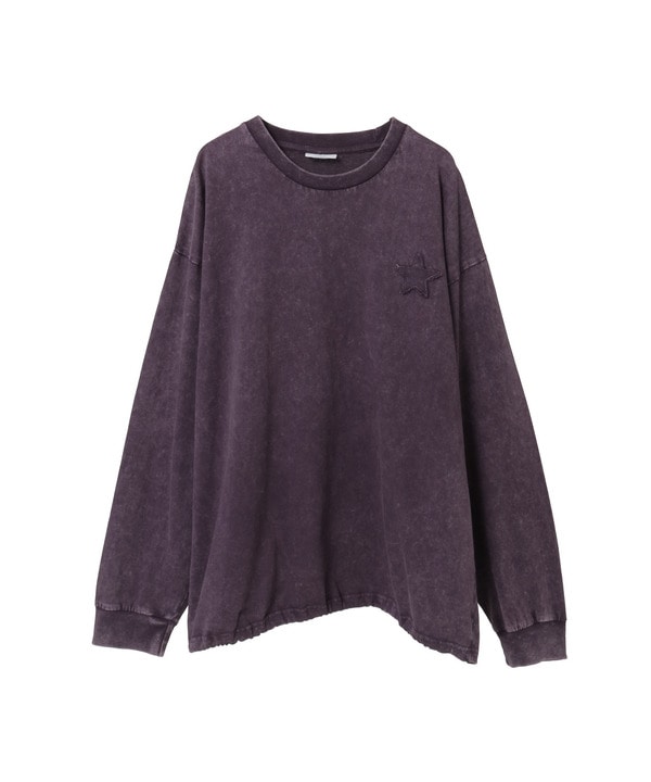 BACK STAR★ PATCH EMBROIDERED TEE 詳細画像 5