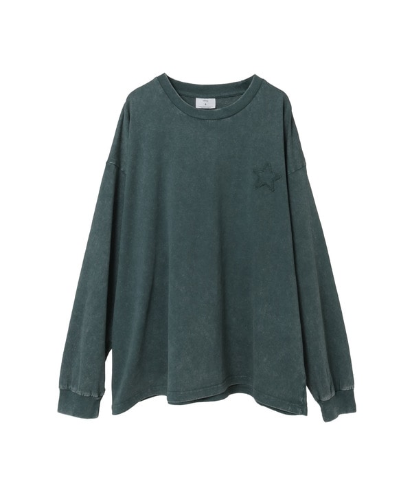 BACK STAR★ PATCH EMBROIDERED TEE 詳細画像 7