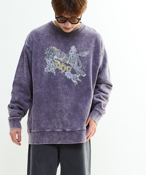 FLOWER TIGER LOGO SWEAT