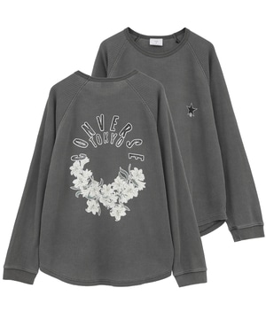 FLOWER LOGO WAFFLE LONG TEE