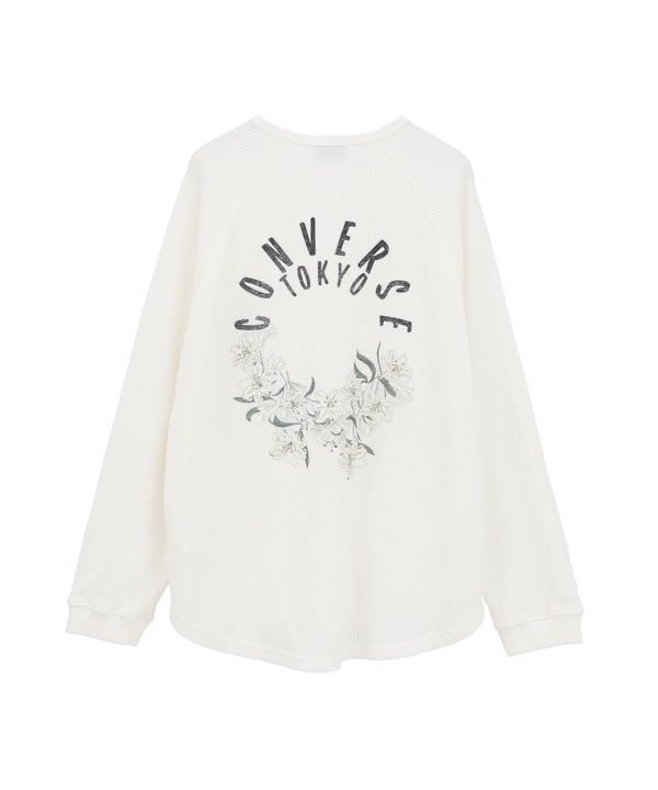 FLOWER LOGO WAFFLE LONG TEE 詳細画像 12