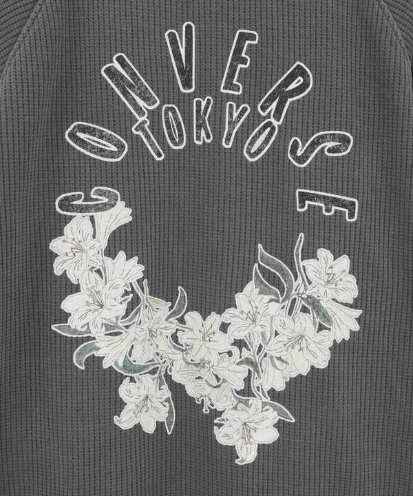 FLOWER LOGO WAFFLE LONG TEE 詳細画像 7
