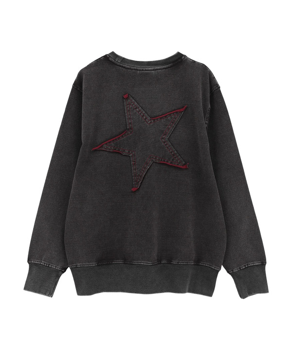BACK STAR★ PATCH INDIGO SWEAT 詳細画像 10