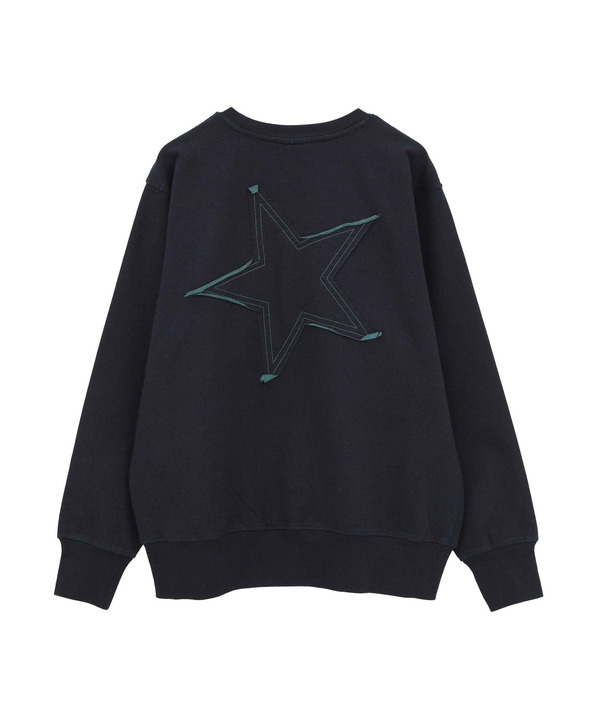 BACK STAR★ PATCH INDIGO SWEAT 詳細画像 17