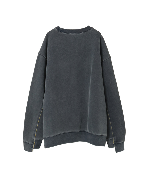 【NAVY SERIES】INDIGO SPRAY DYE SWEAT 詳細画像 1