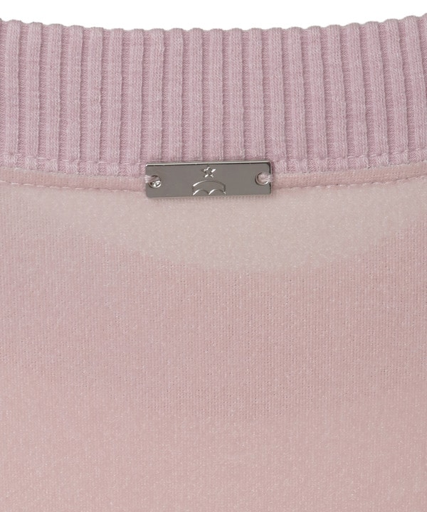 【HL】PATCHWORK VELOR RIB TOP 詳細画像 4