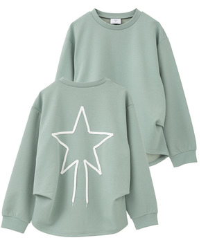 BACK STAR★ SPINDLE SWEAT