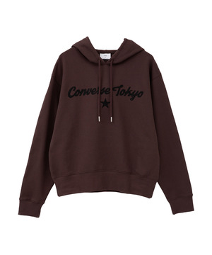 LOGO EMBROIDERY SHORT HOODIE