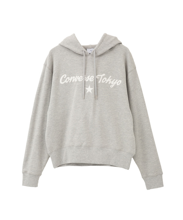 LOGO EMBROIDERY SHORT HOODIE 詳細画像 グレー 1