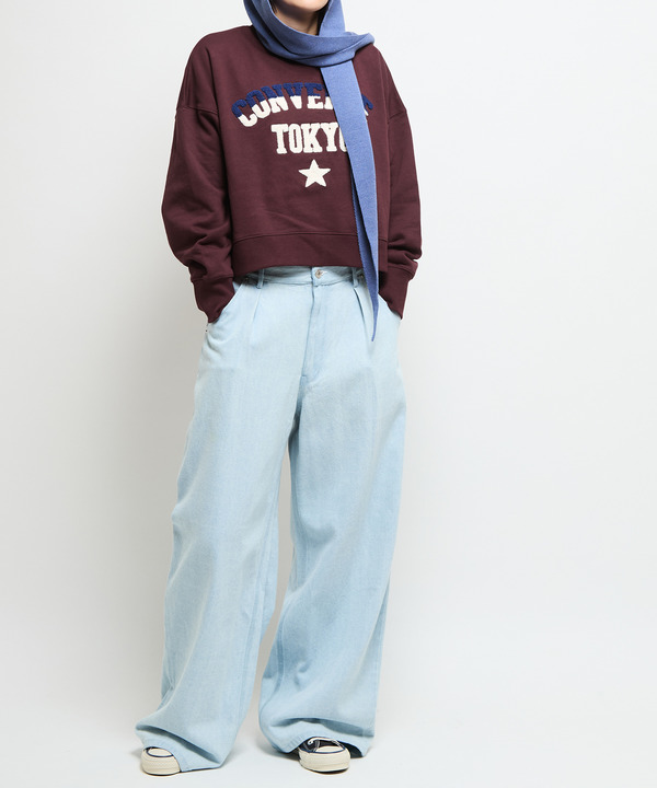 SAGARA PATCH LOGO SHORT SWEAT 詳細画像 4