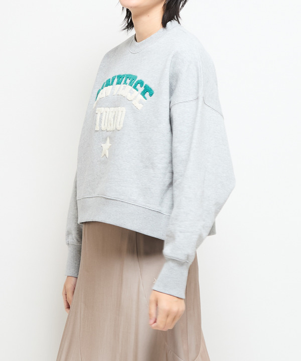 SAGARA PATCH LOGO SHORT SWEAT 詳細画像 5