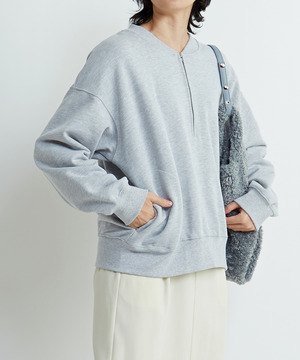 HALF-ZIP SWEAT