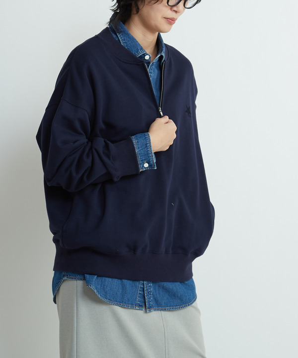 HALF-ZIP SWEAT 詳細画像 ネイビー 1