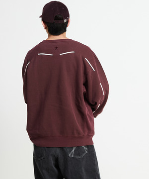 PIGMENT DYE SPINDLE CODE SWEAT